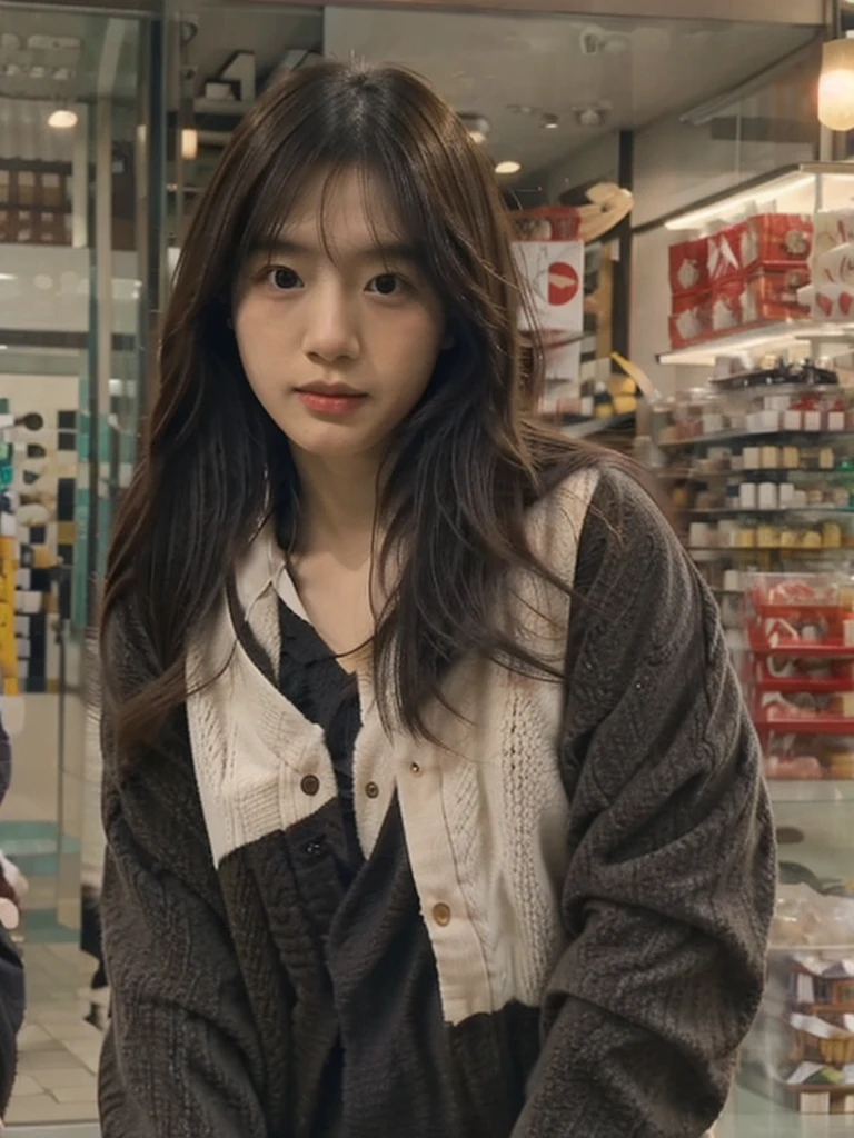 young Japanese girl with very pretty long hair