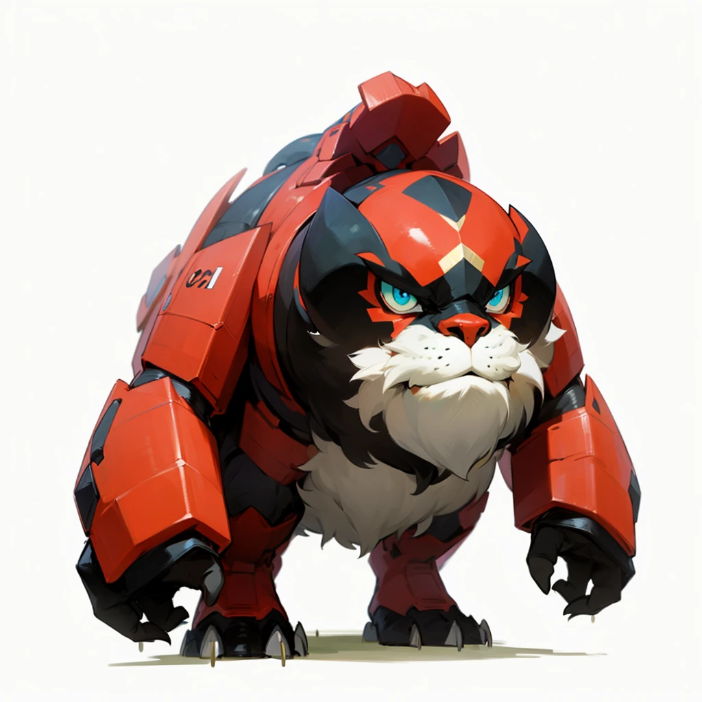 (evolusion), (Transformed into a more majestic beast but still with the same skin color), Grassroots, no background
