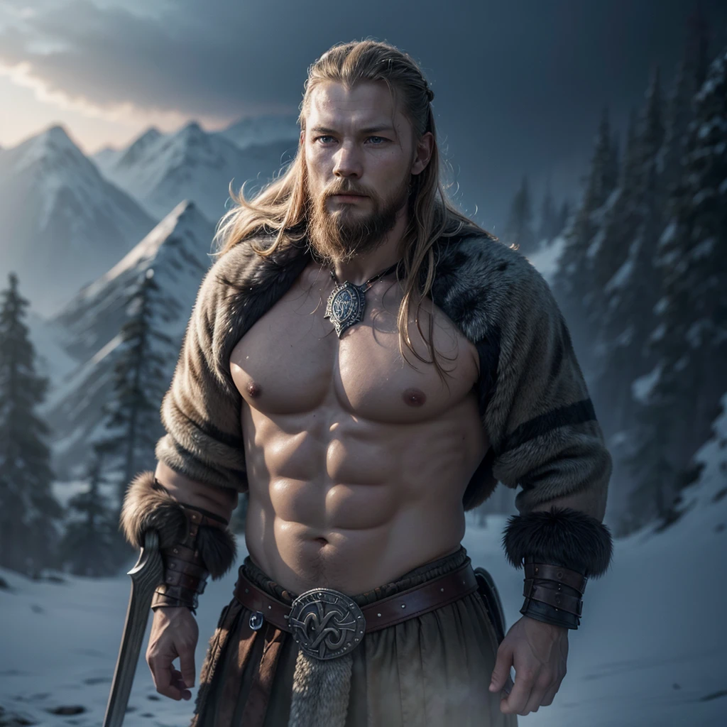 Create a Viking logo with the name Ragnar