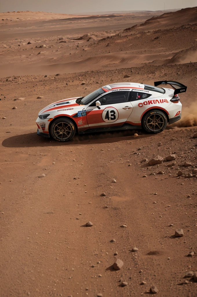 Car racing on Mars