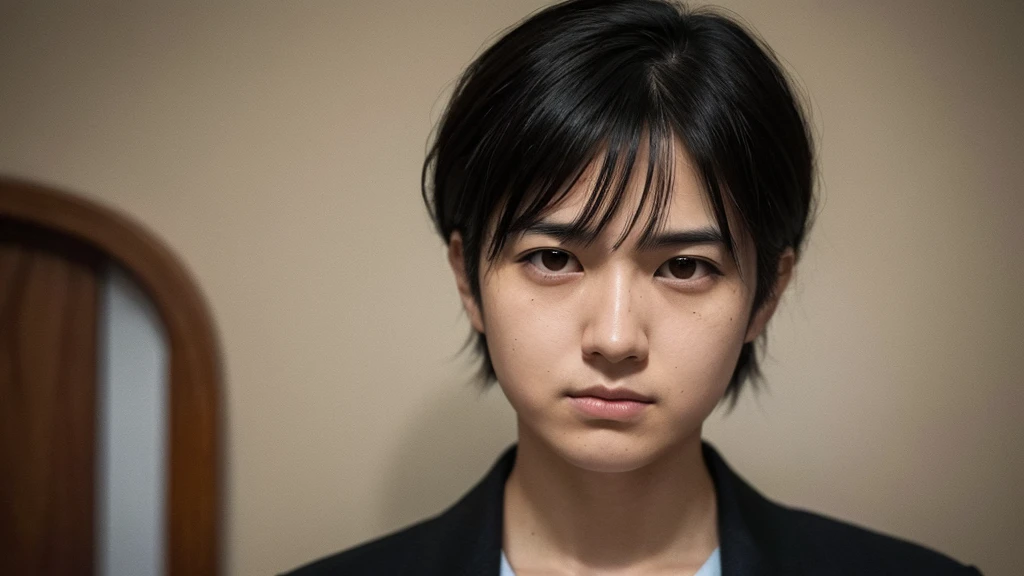 a close up of a person with a question mark on their face, style of hajime isayama, phoenix wright, like bebop, in style of kentaro miura, the artist is charles burns, to be or not to be, in style of katsuhiro otomo, kentaro miura manga art style, art style of junji ito