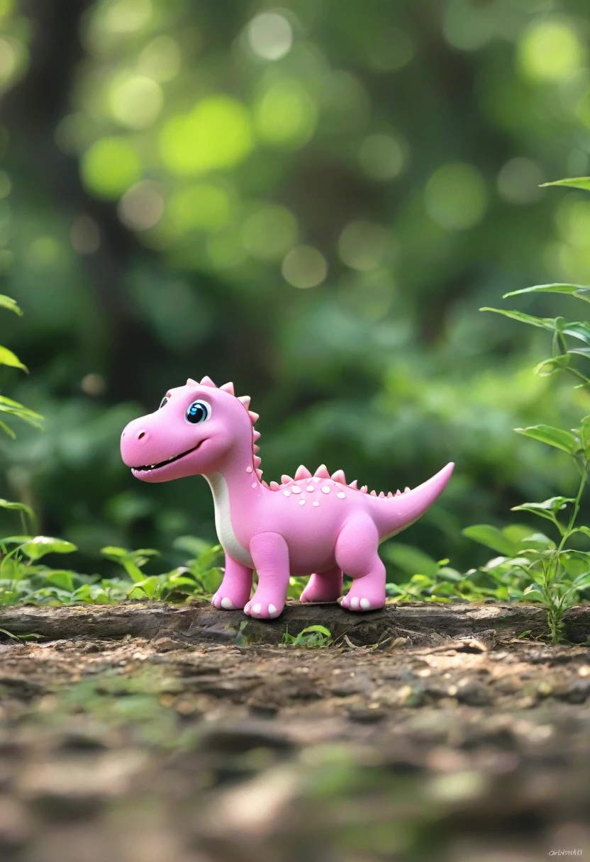Little pink dinosaur,(No humans),E7E48U