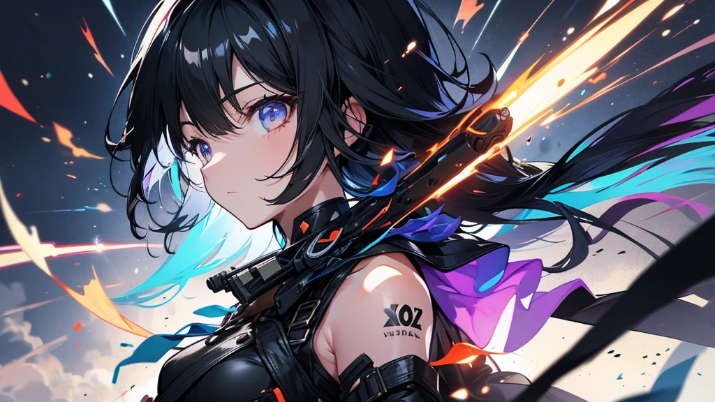 Battle in the Skies, Secret Weapon Girl,black hair