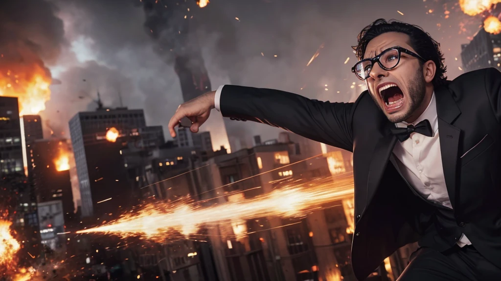 arafed man in a suit and glasses is screaming, mad man screaming, man screaming, he is screaming, angry man, the man is screaming and sad, screaming yelling, intense screaming expression, he is angry, yelling furiously, an extremely angry, people screaming, clenching, enraged, hyper anger, yelling, very angry expression, angry 8 k