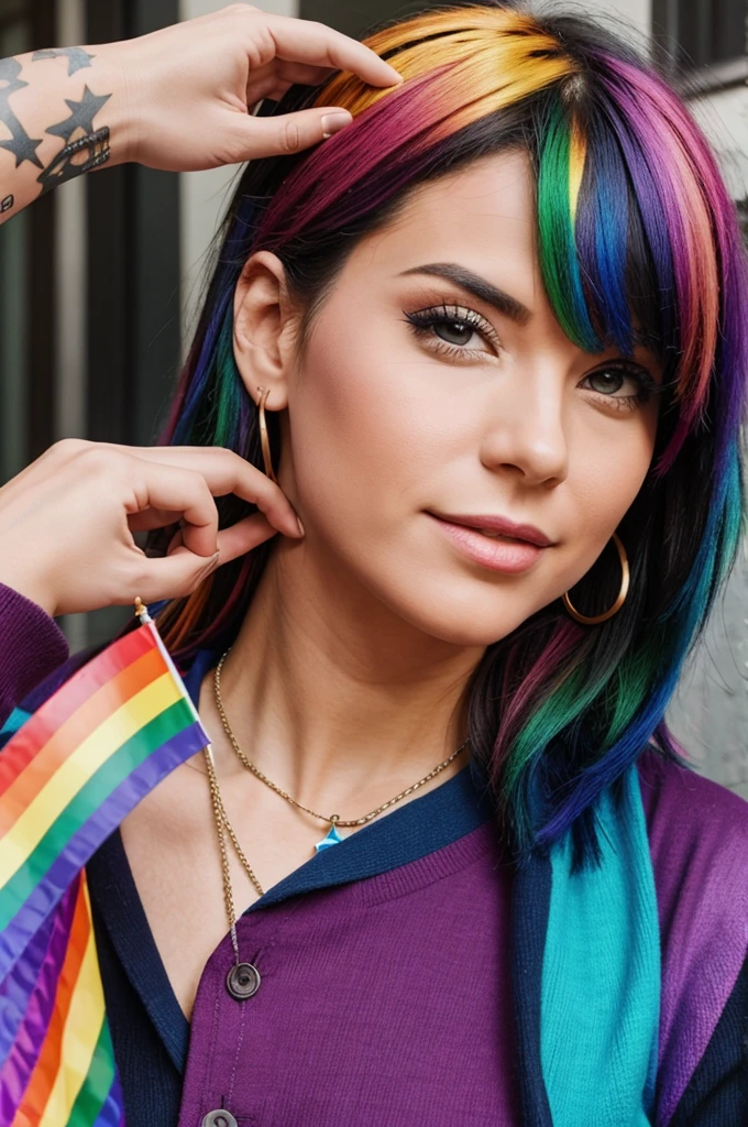 Generate a lgbtq group profile pic