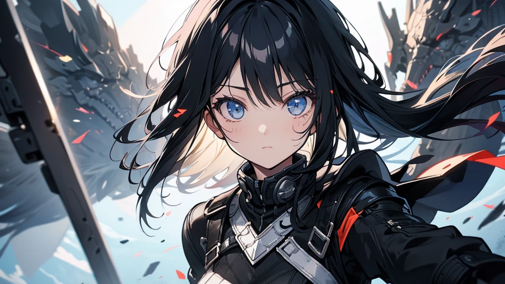 Battle in the Skies, Secret Weapon Girl,black hair