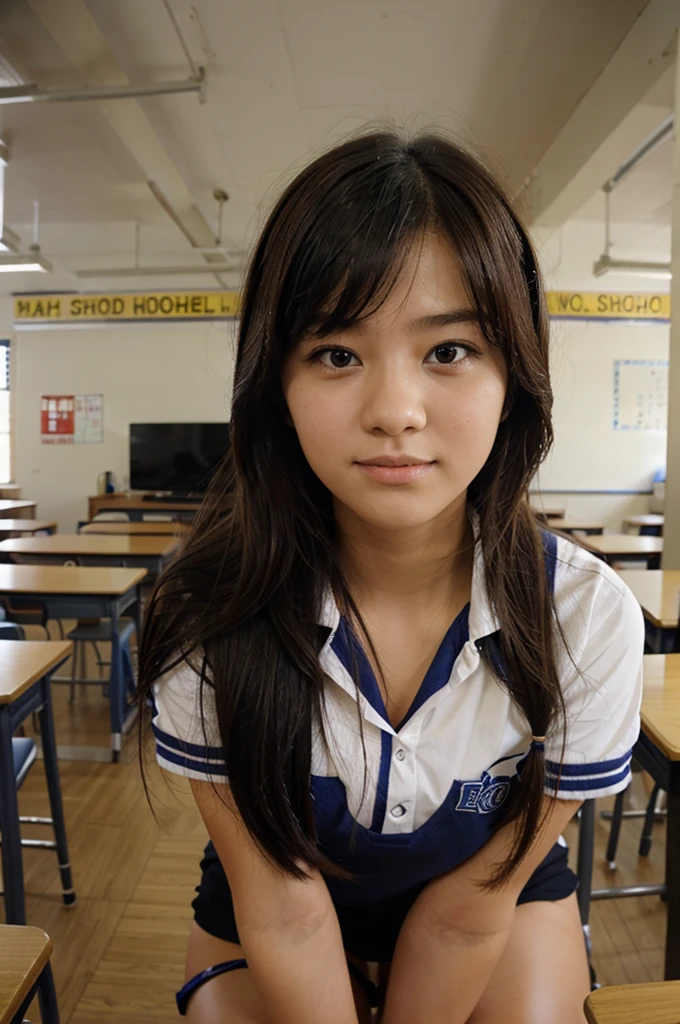 high schoolforced to take off her clothes