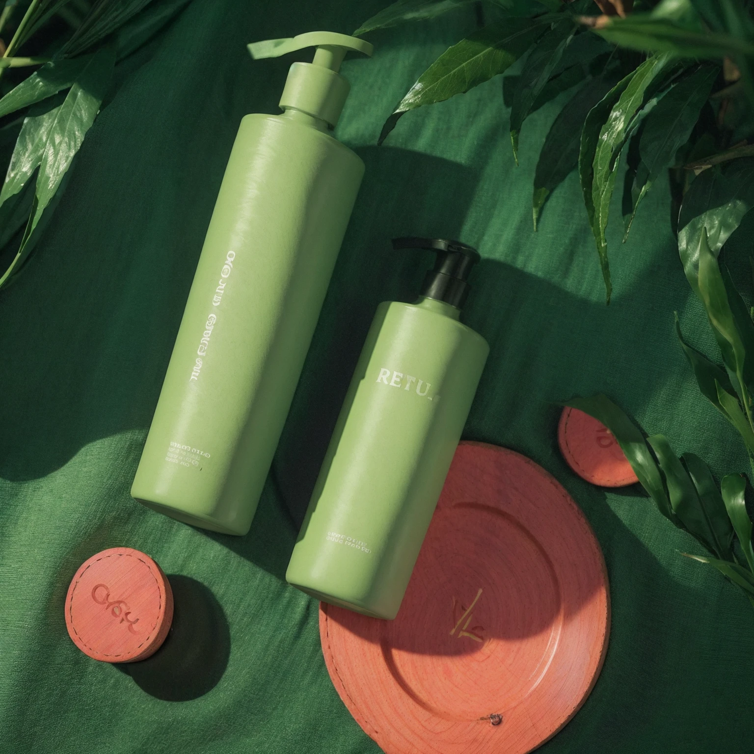 body wash,HD,high quality,product design,A bottle in the sun,Blurred background,fresh and natural