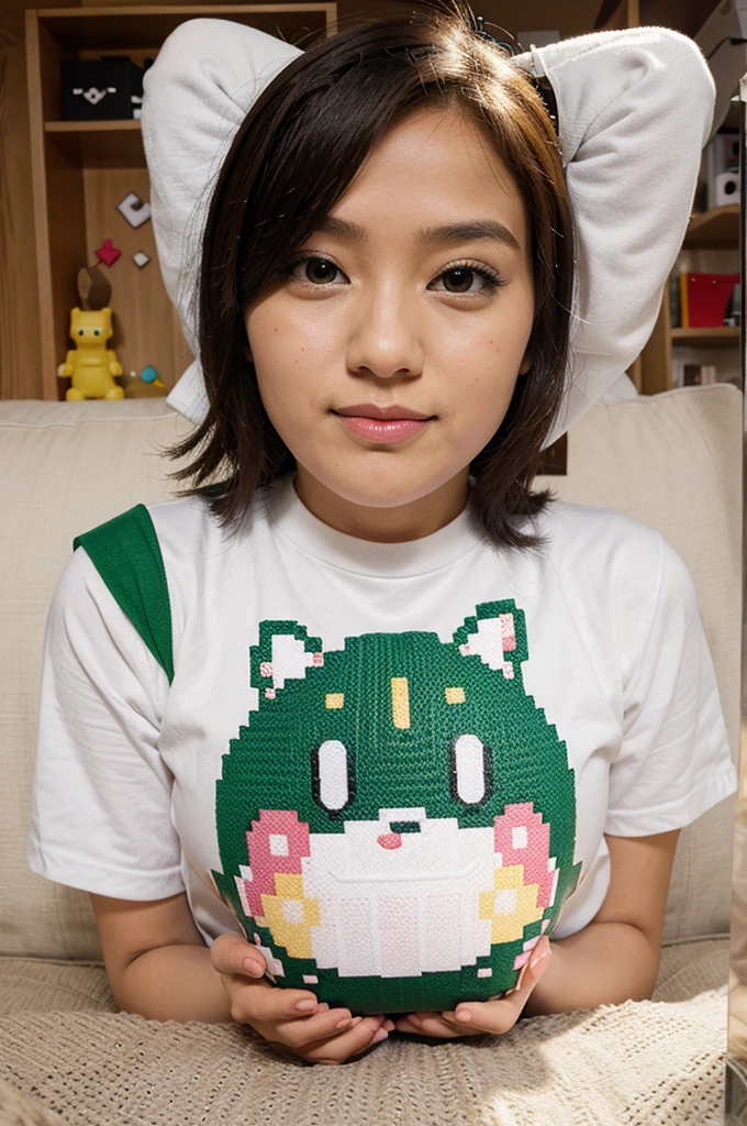 pochacco pixel art 20 bu 20 sanrio alpha pattern