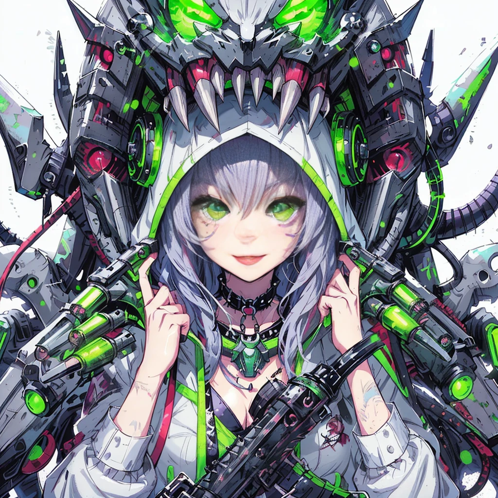 a woman sitting on a ledge in front of a full moon, heavy metal comic cover art, goth girl, sexy :8, attractive character, on amino, bats flying over tombstones, nico robin, horror smile, spike collar, beautiful fantasy painting, cruel korean goth girl, sultry and beckoning, pfp