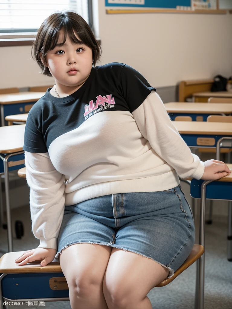 a fat 10 year old obese ,chubby overweight ,young fat girl in ,cute plump schoolkid,heavy set young girl,thick student,extremely obese young female student,very fat and heavy young girl,stout short haired girl in school,chubbychild in classroom,cute pudgy young student