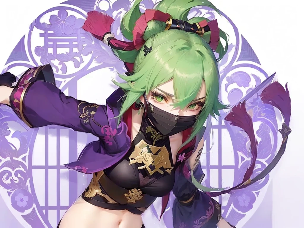 anime girl with green hair and green eyes holding a sword, ayaka genshin impact, zhongli from genshin impact, keqing from genshin impact, ayaka game genshin impact, genshin impact character, onmyoji portrait, genshin, sage ( valorant ), genshin impact style, genshin impact, onmyoji detailed art
