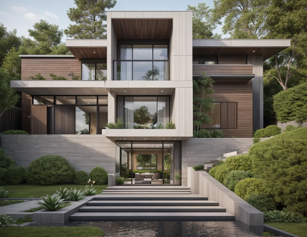 ((best quality)), ((masterpiece)), (detailed), perfect face, ((Masterpiece)), (best quality), (ultras Realistic), 8k, Raw photo, a rendering of a modern house with vietnamese roof anh brick yard , realistic garden, contemporary house, exterior design, wide establishing shot, modern house, in style of simplified realism, concept house, realistic building, front elevation view, wide angle exterior 2022, inter dimensional villa, building facing, sharp focus ilustration hq, modern style, realistic establishing shot, concept house, wide angle exterior 2022, precise architectural rendering, inter dimensional villa, award-winning render, front-view, mid-view, detailed rendering, architectural render, architecture render, modern house, architectural visualization, realistic architecture, insanely detailed rendering, exterior , trees landscape, sky wood paneled ceiling, a rendering of a modern house with a garden, precise architectural rendering, high quality rendering, award-winning render, professional render, beautiful 3 d rendering, beautiful rendering, architectural rendering, a photorealistic rendering, luxcore render, stunning render, an award winning digital render, beautiful rendered, high-quality render, architectural 3 d render, artistic render, a view of a garden with lots of flowers and plants, in a cottagecore flower garden, cottagecore flower garden, lush flowery outdoors, garden with flowers, flower garden summer morning, lots of plants and flowers, lush garden surroundings, lush chic garden, with a french garden, lush plants and flowers, home and garden, garden at home, homes and gardens, permaculture, with a garden, sustainable architecture, gardening, green house, homes and garden magazine, beautiful house on a forest path, vegetal architecture, a rendering of a modern house with a small balcony and a bancony , precise architectural rendering, modern house, contemporary house, concept house, street,