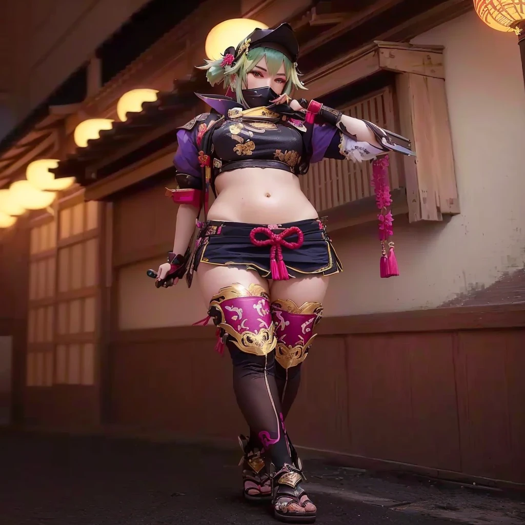 araffe cosplaying in a costume and holding a sword, anime girl cosplay, ornate cosplay, zhongli from genshin impact, keqing from genshin impact, anime cosplay, ayaka cosplay, cosplay, 🌺 cgsociety, very beautiful cyberpunk samurai, anime character; full body art, cosplay photo, ayaka game genshin impact, rin, as overwatch character