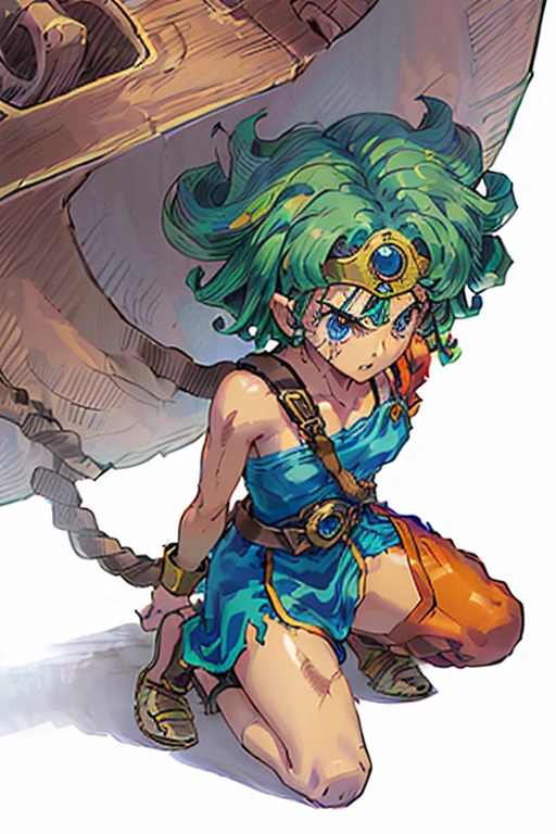 (masterpiece, highest quality, highest quality, Official Art, Beautiful and aesthetic:1.2), (1 Girl)Beautiful body, Detailed face,((Sharp focus on the crotch)),solo,Attacked by tentacles,crying Heroine,Wide-open legs