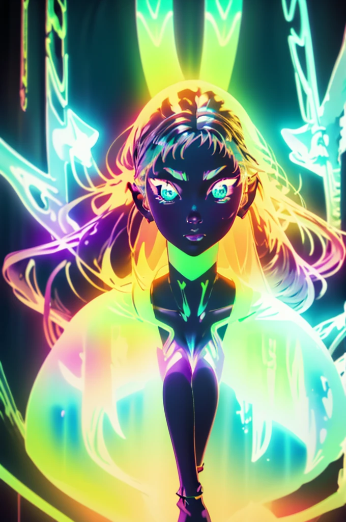 a full body shot up of a female floating in the air with a neon body, neon shape of a woman body, human glowing, radiating light, glowing aura around her, jen bartel, liquid glowing aura, astral projection, quality astral projection render, glowing with colored light, glowing neon skin, birthday suit, glowing aura, magical fairy floating in space, female floating, a close up of a person floating in the air with a neon body, 3 d neon art of a womens body, human glowing, glowing aura around her, jen bartel, glow wave girl portrait, liquid glowing aura, astral projection, quality astral projection render, glowing with colored light, glowing neon skin, glowing aura, magical fairy floating in space, female floating