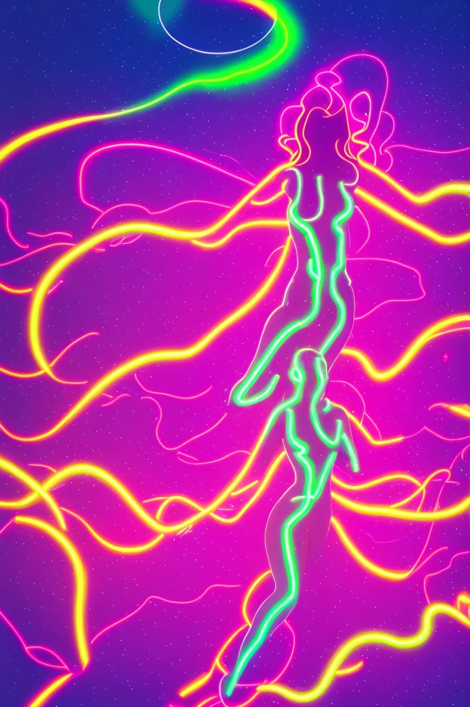 a full body shot up of a female floating in the air with a neon body, neon shape of a woman body, human glowing, radiating light, glowing aura around her, jen bartel, liquid glowing aura, astral projection, quality astral projection render, glowing with colored light, glowing neon skin, birthday suit, glowing aura, magical fairy floating in space, female floating, a close up of a person floating in the air with a neon body, 3 d neon art of a womens body, human glowing, glowing aura around her, jen bartel, glow wave girl portrait, liquid glowing aura, astral projection, quality astral projection render, glowing with colored light, glowing neon skin, glowing aura, magical fairy floating in space, female floating