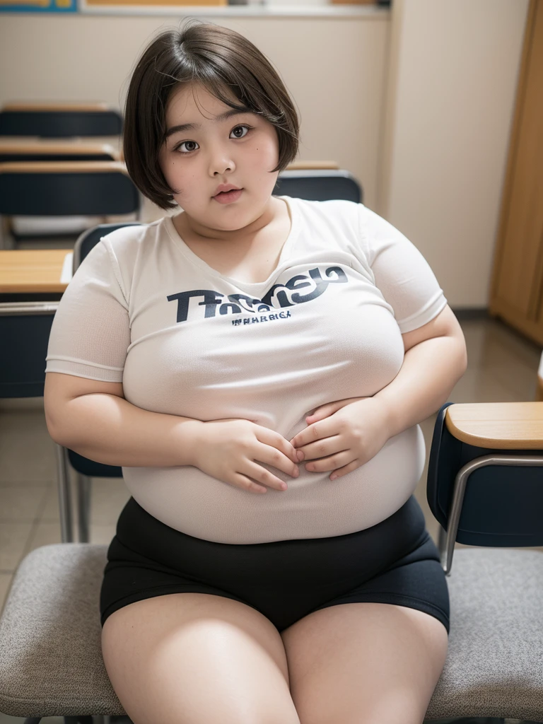 a fat 10 year old obese ,chubby overweight ,young fat girl in ,cute plump schoolkid,heavy set young girl,thick student,extremely obese young female student,very fat and heavy young girl,stout short haired girl in school,chubbychild in classroom,cute pudgy young student