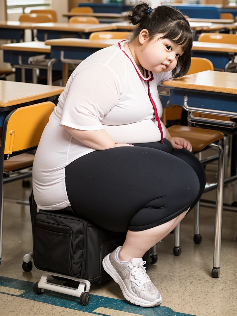 a fat 10 year old obese ,chubby overweight ,young fat girl in ,cute plump schoolkid,heavy set young girl,thick  student,extremely obese young female student,very fat and heavy young girl,stout short haired girl in school,chubbychild in classroom,cute pudgy young student