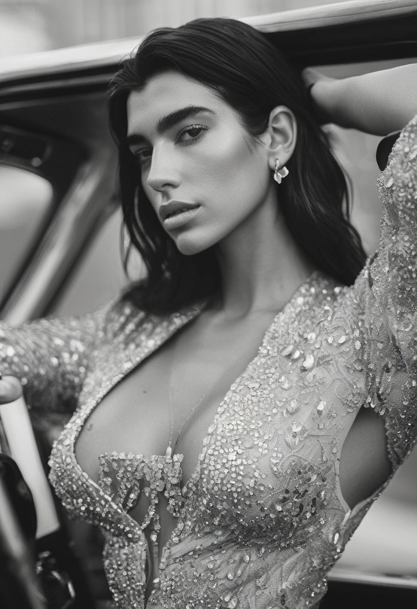 high quality Erotic portrait paparazzi photo , (gorgeous celebrity , woman, DuaLipa, dua lipa, duxlipa, female, singer, cute, vacation side background , wet atmospheric , random click, random move photograph , photorealistic , celebrity , woman ) sunbathing , topless , shiny breast ,shiny sweaty skin , sexualized move, erotic angles, sweaty flat breas,t celebrity erotic photograph , fit muscular figure , shiny sweaty skin, hollywood actress , fleshy muscular woman , ( natural lights, depth of field, detailed face , insanely detailed skin texture, hyper detailed features )