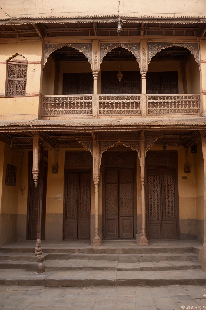 A old maharashtrian  wadas house 

