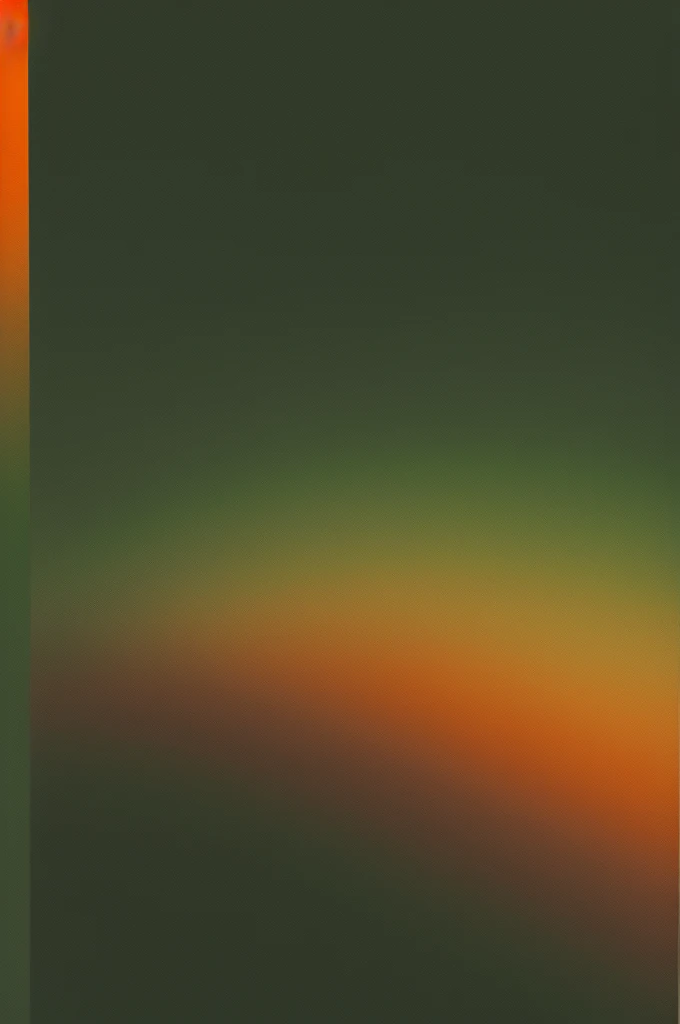 Dark green gradient in the center and orange at the edges