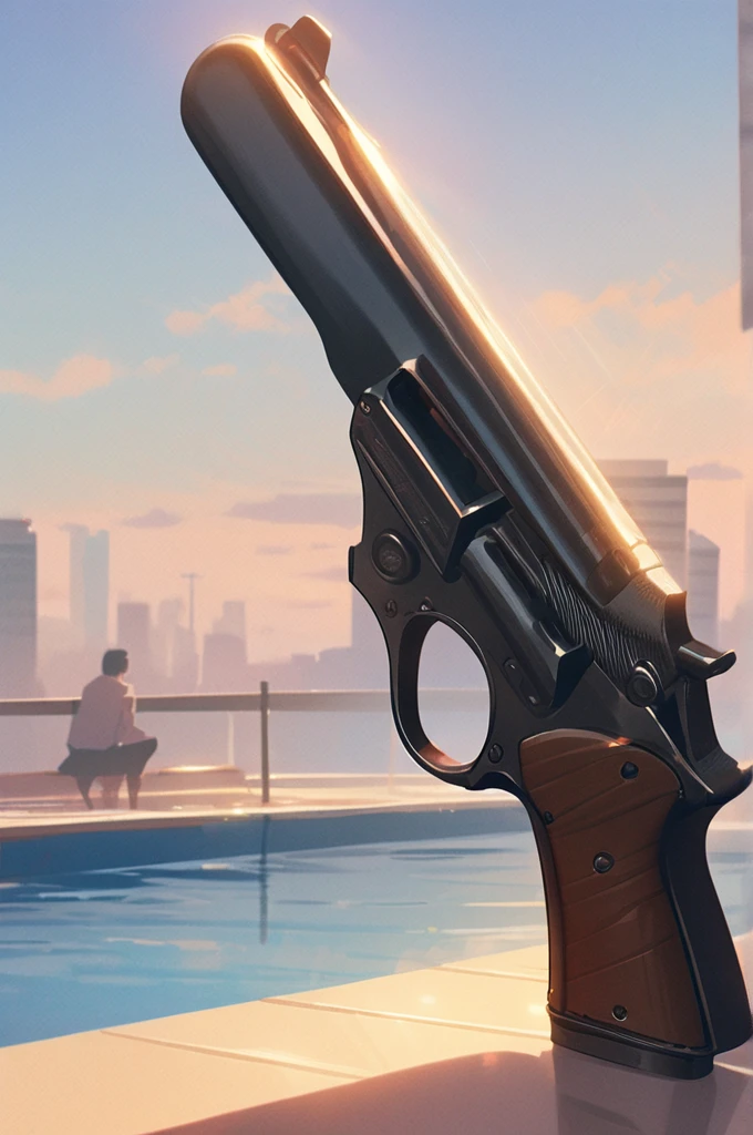 ((Best quality)), ((masterpiece)), (detailed), The gun