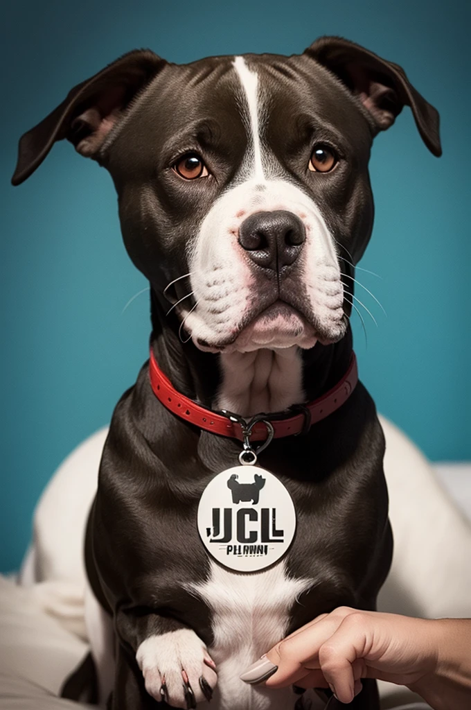Logo com um Pitbull com nome jack