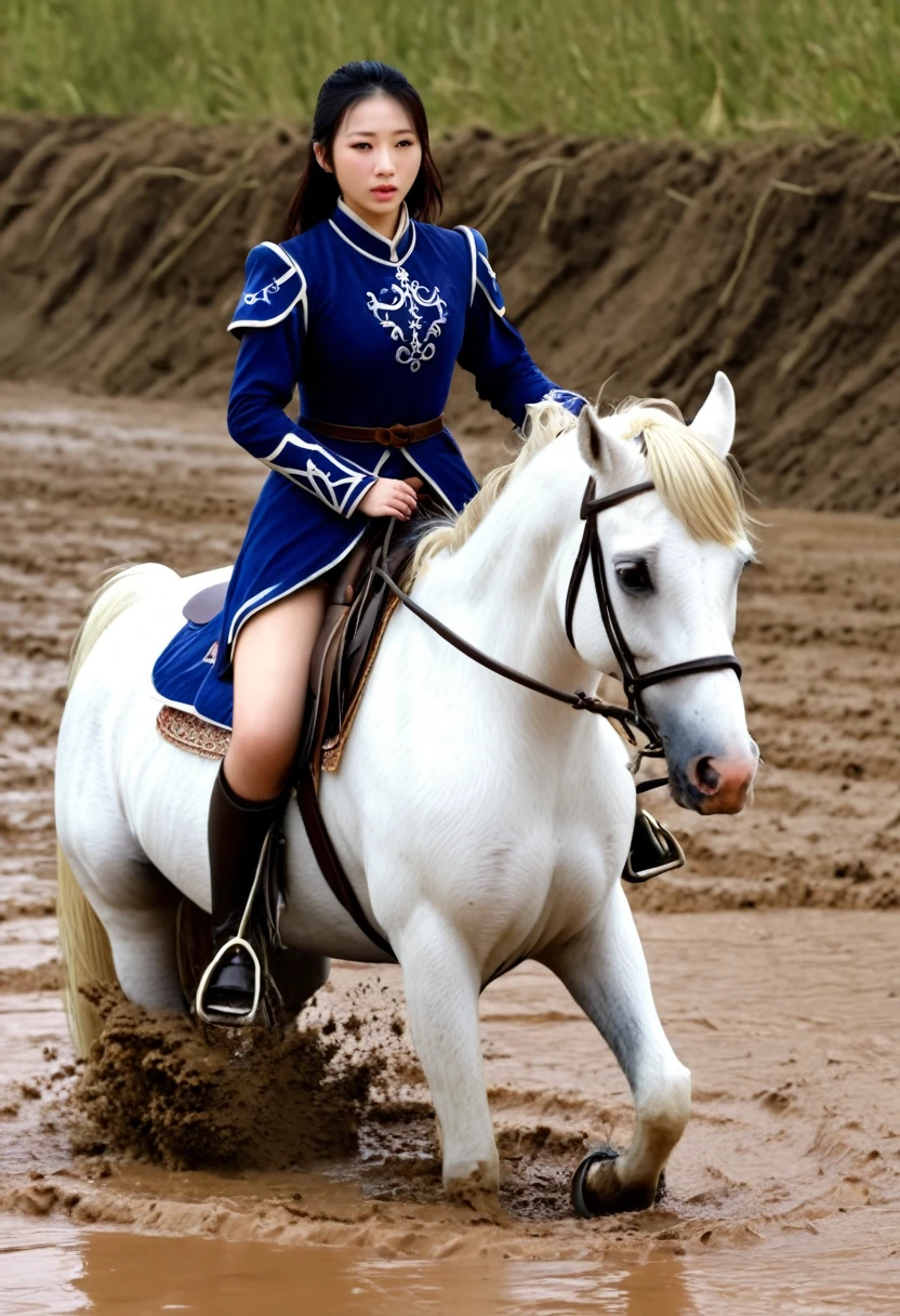 (((masterpiece))),(((Highest quality))),((Tabletop:1.4, Highest quality)), (Realな写真:1.4),
((1 cute girl knight)),rodeo,
(超High resolution:1.2),, wonderful, Very detailed CG Unity 8k wallpaper, Very detailed, High resolution,fat horse ridden by japanese girl,Chubby,Plump,Double,
Soft Light, Beautiful detailed girl, Droopy eyes,Very detailedな目と顔, Beautiful and exquisite nose, Beautiful and exquisite, horse ridden by a girl can't stand up because its drowned in the sticky muddy pitfall:10.0 ,Displeased face:4.0,Real,Stir,Anatomically correct,action horse riding scene while struggle fighting