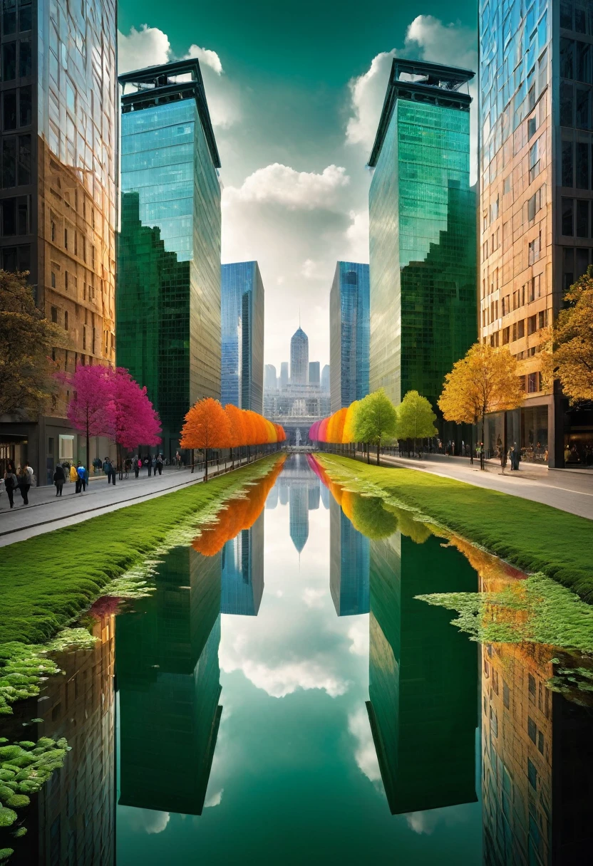 Kentsel Orman Reflectionları"
Concept: Reflected on the glass surface of a skyscraper in the city, a dense forest landscape. The contrast of the modern and cold appearance of the skyscraper with the warm and green view of nature, reminds viewers of the beauty of nature in city life.
Inspiration: Photographs that combine city views with natural elements have become very popular lately..
2. "Color Explosion Festival"
Concept: A lively and energetic moment from a festival of colors. Photograph, It captures the visual feast created by colored powders scattered in the air on people..
Inspiration: Colorful festivals and events (e.g. Holi Festival), usually attracts great attention on social media.
3. "Mirror World: Gökyüzü Reflectionları"
Concept: A dramatic sky reflected in a puddle. Reflection, mixing reality and the reflected world, gives viewers the feeling of moving between two different worlds.
Inspiration: Reflection temalı fotoğraflar, It provides visual satisfaction, especially with symmetry and color play..
4. "Time travelling: Historical Ruins and the Modern World"
Concept: A scene showing the daily life of modern people in front of an ancient building. Ancient ruins in the background, In the foreground is the fast pace of the modern world..
Inspiration: Photographs where historical and modern elements are intertwined, attracts great attention by emphasizing the connection between past and present.
5. "Through the Eyes of Wildlife"
Concept: of a wild animal (for example a tiger or an eagle) A perspective showing the world through your eyes. This, creating an effect as if it were taken from the animal's eye., gives viewers a sense of the animal's habitat and its perspective.
Inspiration: wildlife photos, It always attracts attention with its impressive images of animals in their natural environments..