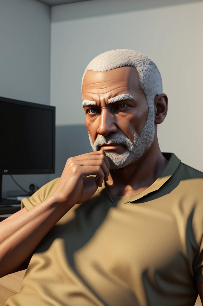Make ka 3d model baba gaming photo relstic
