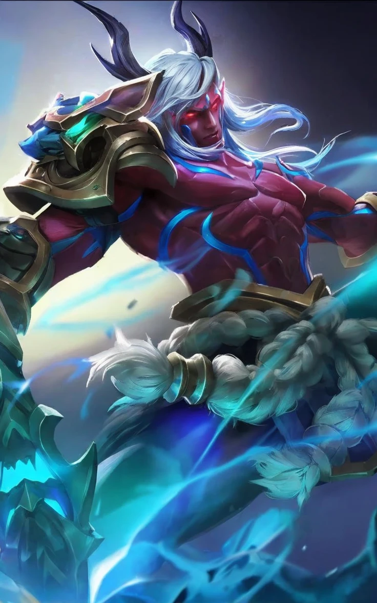 (absurdres, highres, ultra detailed, HDR), masterpiece, best quality, Android Game Character , short hair, handsome boy, anime eyes, Mobile Legends Hero, detailed scebe, detailed character