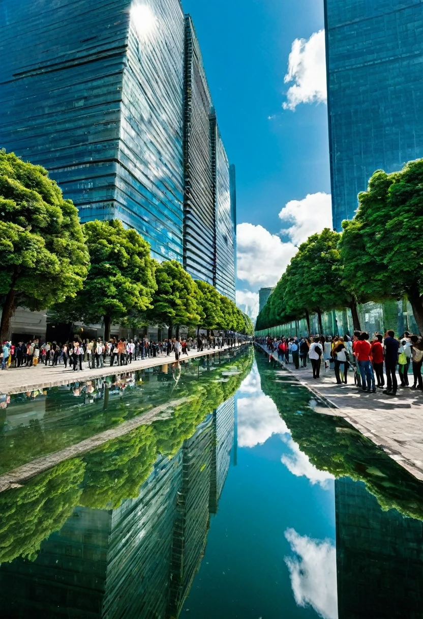 Kentsel Orman Reflectionları"
Concept: Reflected on the glass surface of a skyscraper in the city, a dense forest landscape. The contrast of the modern and cold appearance of the skyscraper with the warm and green view of nature, reminds viewers of the beauty of nature in city life.
Inspiration: Photographs that combine city views with natural elements have become very popular lately..
2. "Color Explosion Festival"
Concept: A lively and energetic moment from a festival of colors. Photograph, It captures the visual feast created by colored powders scattered in the air on people..
Inspiration: Colorful festivals and events (e.g. Holi Festival), usually attracts great attention on social media.
3. "Mirror World: Gökyüzü Reflectionları"
Concept: A dramatic sky reflected in a puddle. Reflection, mixing reality and the reflected world, gives viewers the feeling of moving between two different worlds.
Inspiration: Reflection temalı fotoğraflar, It provides visual satisfaction, especially with symmetry and color play..
4. "Time travelling: Historical Ruins and the Modern World"
Concept: A scene showing the daily life of modern people in front of an ancient building. Ancient ruins in the background, In the foreground is the fast pace of the modern world..
Inspiration: Photographs where historical and modern elements are intertwined, attracts great attention by emphasizing the connection between past and present.
5. "Through the Eyes of Wildlife"
Concept: of a wild animal (for example a tiger or an eagle) A perspective showing the world through your eyes. This, creating an effect as if it were taken from the animal's eye., gives viewers a sense of the animal's habitat and its perspective.
Inspiration: wildlife photos, It always attracts attention with its impressive images of animals in their natural environments..