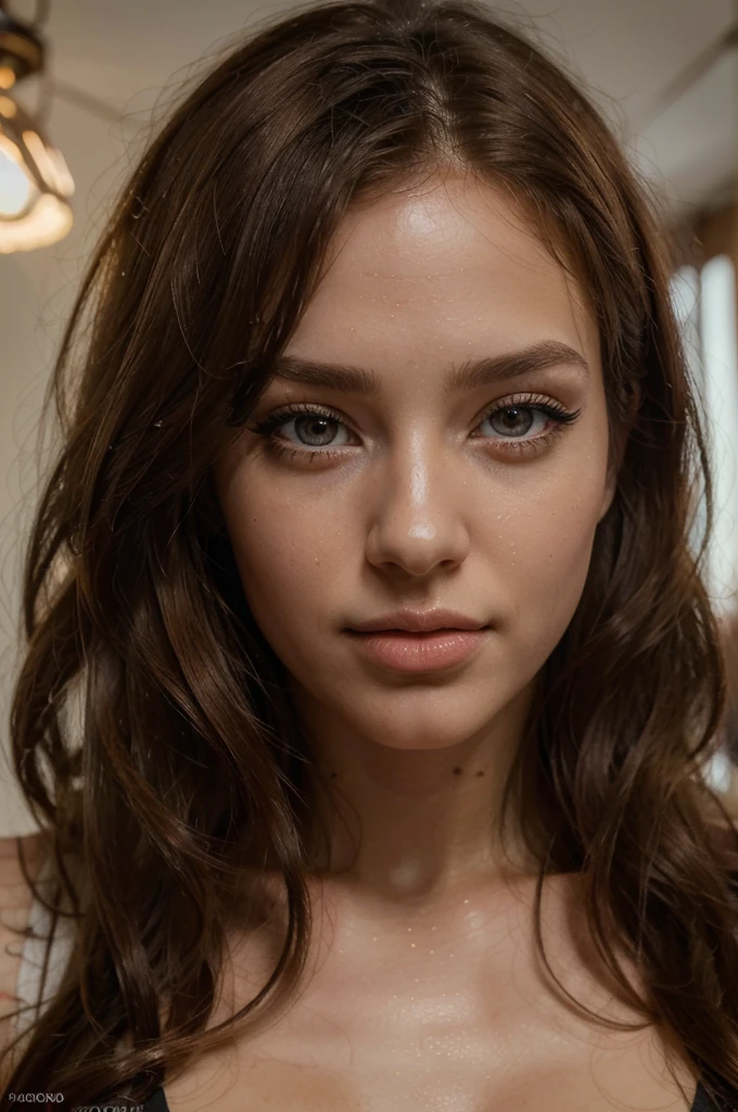 

"(best quality,4k,8k,highres,masterpiece:1.2),ultra-detailed,(realistic,photorealistic,photo-realistic:1.37),beautiful detailed eyes,beautiful detailed lips,extremely detailed eyes and face,long eyelashes,PeterMohrBacher's artworks,glorious glowing lights,abyss, a girl with long brown hair and brown eyes, with natural red cheeks, full mouth and long eyelashes

