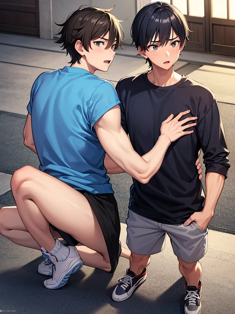 cool,,,,Refreshing athletic guy,,,,boy,boys,,charm,main character,Action,Vibrancy,youth,Japanese high school student style,Magazine talent style,Slim figure,Casual clothes,,,Male Focus,Breeze,Dust,Natural light,face,hand,eye,Biologically correct,Smooth,Skin texture,Functional beauty,Moe,,Same-sex,sexual man,My brother is being raped by a boy,,,blush,Sexy,Love scene,