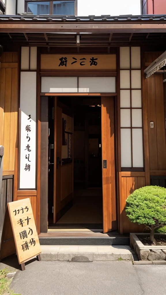 Entrance to a Japanese restaurant