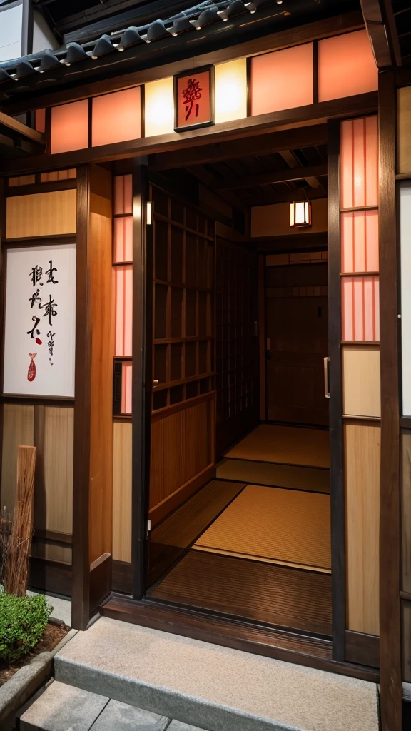 Entrance to a Japanese restaurant