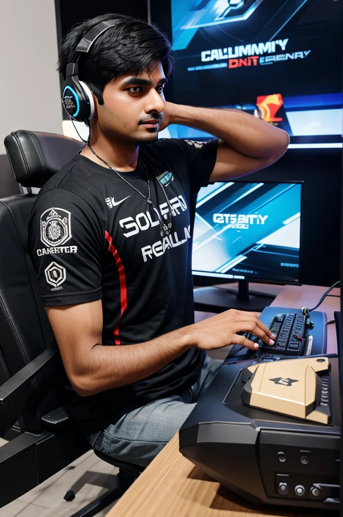 Create a Gaming certificate for Nilanjan Sharma For winning Inter State Call of Duty mobile E-sports Tournament