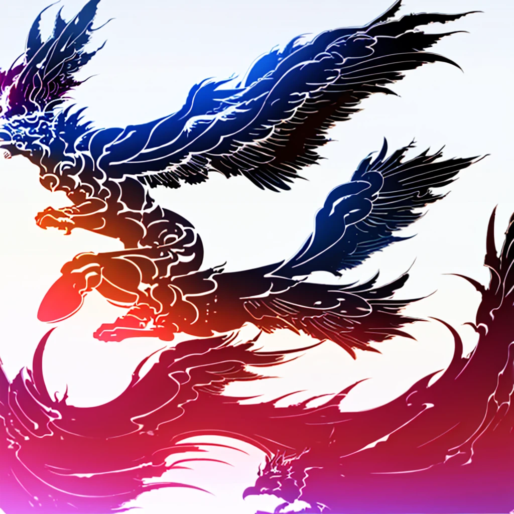 fflogo,white background,simple coloring,Technopreneurship, Phoenix