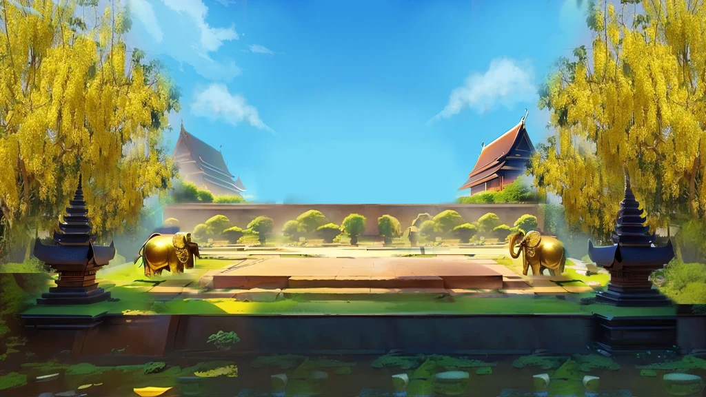 gold elephant