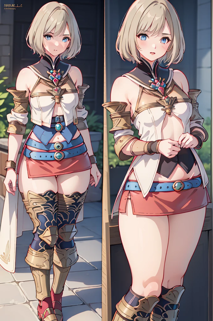 Footjob, ighly detailed, Colorful,highest details,, (Adults,age19,1girl in, Final Fantasy 12,Ashelia, shorth hair, short-hair,Ashelia Costume, Colossal , a miniskirt,knee sox, thighs thighs thighs thighs, jewely
