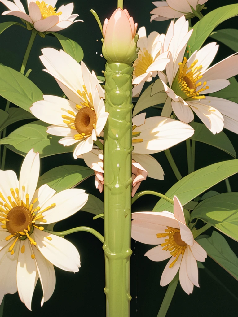 When I gently stroked the pistil behind the petals, sweet nectar started to overflow.