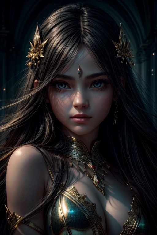 From Darkness to Light: Imagine photographing a battle-hardened Goddess who has emerged from the depths of despair and trauma. Highlight their resilience, the spark of hope in their eyes, and the strength they have gained from overcoming adversity.