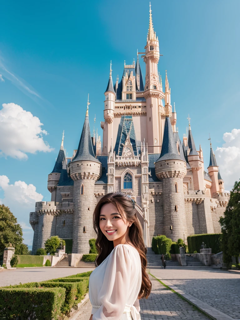 Photo style Castle Background Beauty smile