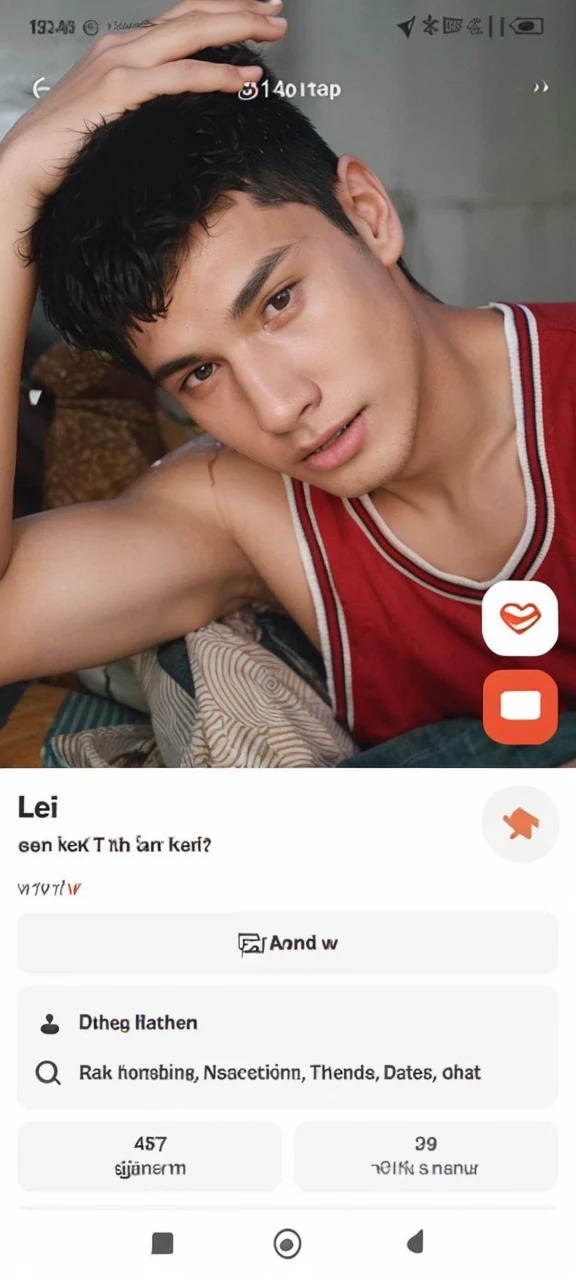 Five young men, aged about 16-19, wore no shirts and had fun playing in the rain because it was the first fruit to fall in the big city. Realistic pictures sized for phone wallpapers