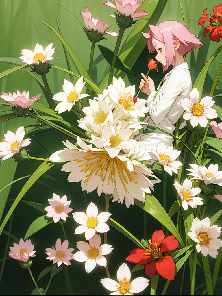 When I gently stroked the pistil behind the petals, nectar started to overflow.