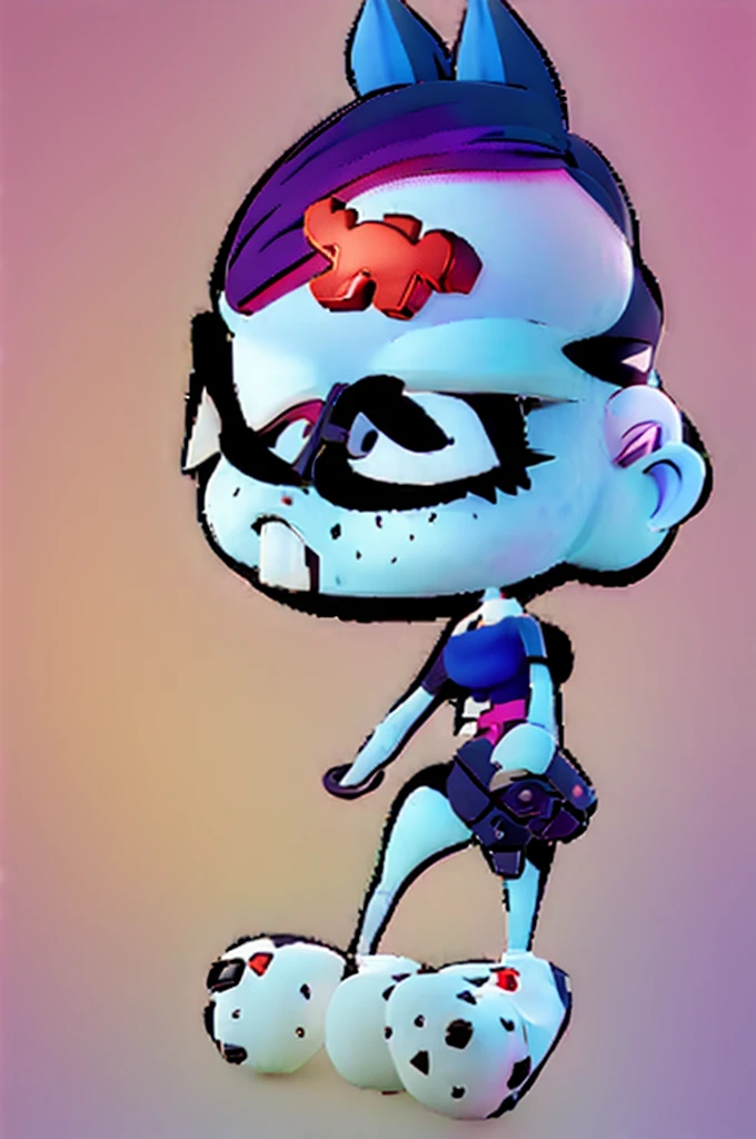 Nina Cortex Cartoon Video Game Showing off her Bare Feet 5-toes wiggling in the car on floor pedal Goth Girl Bionic hands Buck Teeth Letter n on the forehead Pale Blue skin color partially spiky black hair with side-swept bangs few freckles under eyes wears black mascara and lipstick head slightly skull-like shape black shirt with rolled up sleeves red tie purple miniskirt from Crash Bandicoot Foot Fetish