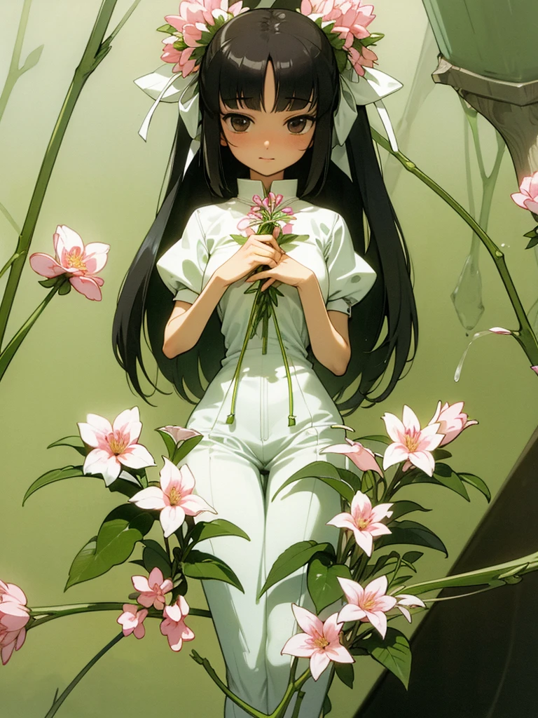 When I gently stroked the pistil behind the petals, nectar started to overflow.