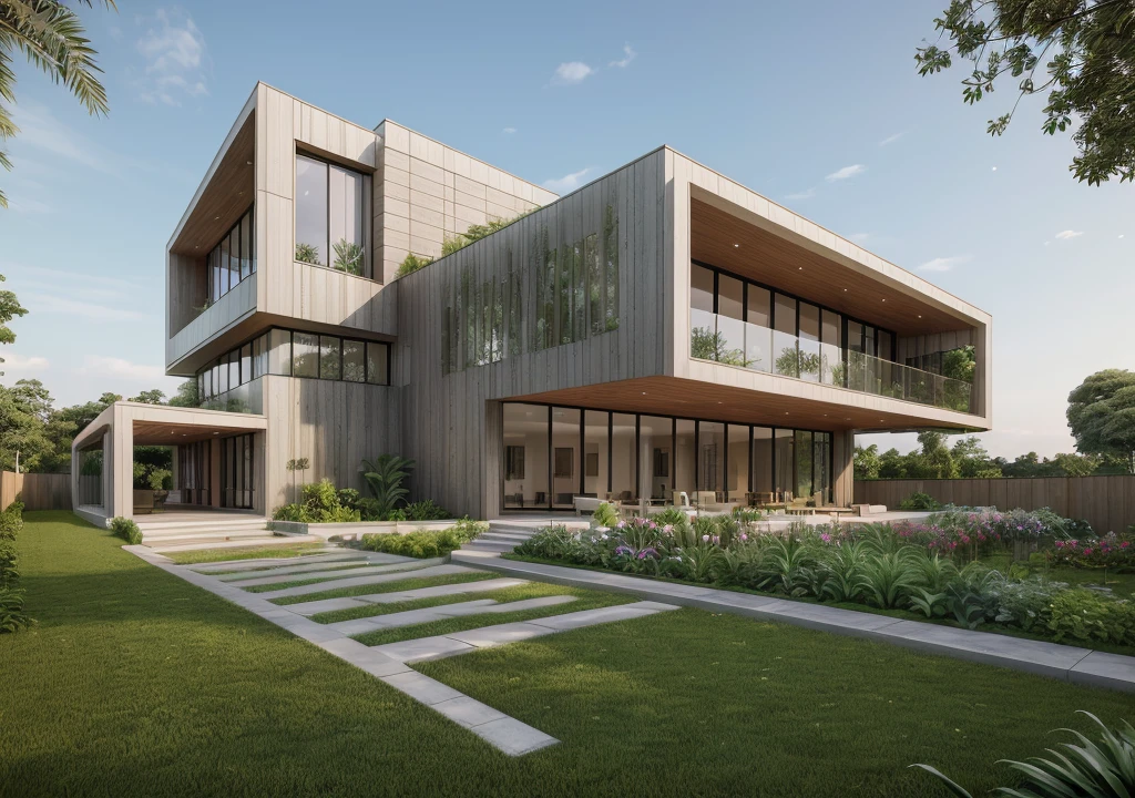 ((best quality)), ((masterpiece)), (detailed), perfect face, ((Masterpiece)), (best quality), (ultras Realistic), 8k, Raw photo, a rendering of a modern house with vietnamese roof anh brick yard , realistic garden, contemporary house, exterior design, wide establishing shot, modern house, in style of simplified realism, concept house, realistic building, front elevation view, wide angle exterior 2022, inter dimensional villa, building facing, sharp focus ilustration hq, modern style, realistic establishing shot, concept house, wide angle exterior 2022, precise architectural rendering, inter dimensional villa, award-winning render, front-view, mid-view, detailed rendering, architectural render, architecture render, modern house, architectural visualization, realistic architecture, insanely detailed rendering, exterior , trees landscape, sky wood paneled ceiling, a rendering of a modern house with a garden, precise architectural rendering, high quality rendering, award-winning render, professional render, beautiful 3 d rendering, beautiful rendering, architectural rendering, a photorealistic rendering, luxcore render, stunning render, an award winning digital render, beautiful rendered, high-quality render, architectural 3 d render, artistic render, a view of a garden with lots of flowers and plants, in a cottagecore flower garden, cottagecore flower garden, lush flowery outdoors, garden with flowers, flower garden summer morning, lots of plants and flowers, lush garden surroundings, lush chic garden, with a french garden, lush plants and flowers, home and garden, garden at home, homes and gardens, permaculture, with a garden, sustainable architecture, gardening, green house, homes and garden magazine, beautiful house on a forest path, vegetal architecture, a rendering of a modern house with a small balcony and a bancony , precise architectural rendering, modern house, contemporary house, concept house, street,