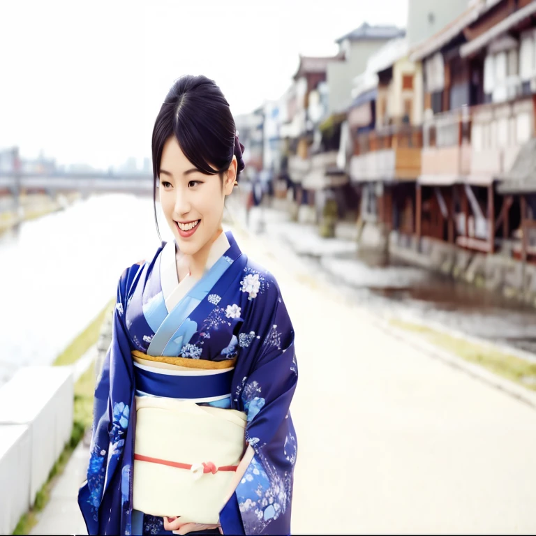 Change your kimono to light blue